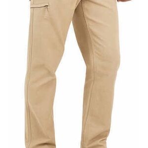 NWT Weatherproof Men’s Trevorland Flex Utility Pant tan size 40x34 Relaxed Fit